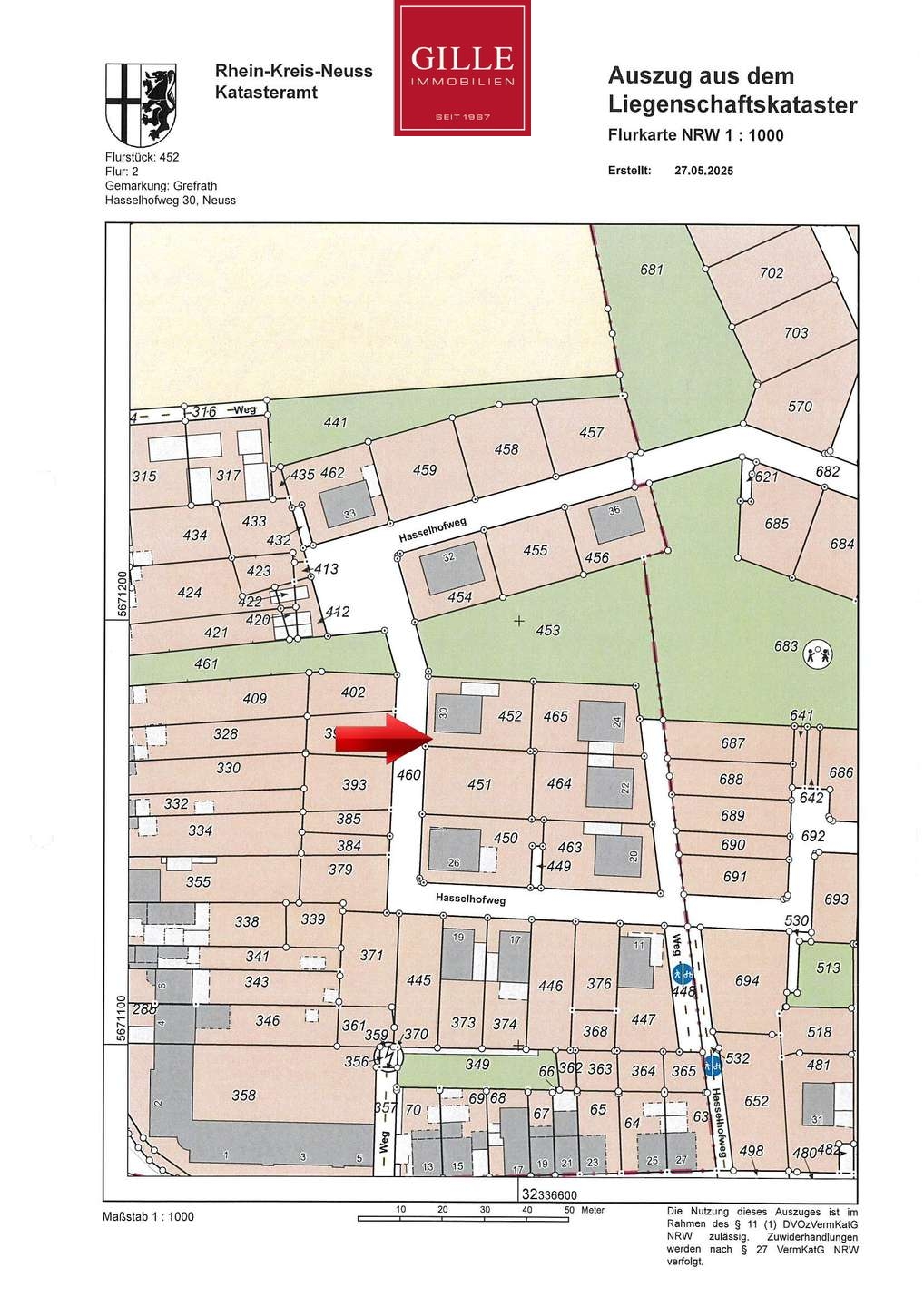Neuss-Holzheim: Freist. 1-Familienhs. mit 6 Zimmern, Garten, Wärmep. energieffizient, sofort frei !