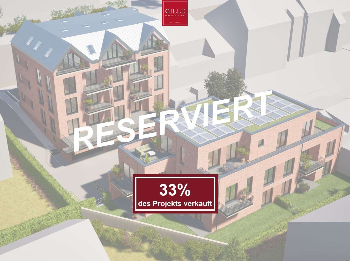 Exklusive, großzügige 2-Zimmer-Neubau-Etagenwohnung in attraktiver Lage von Neuss