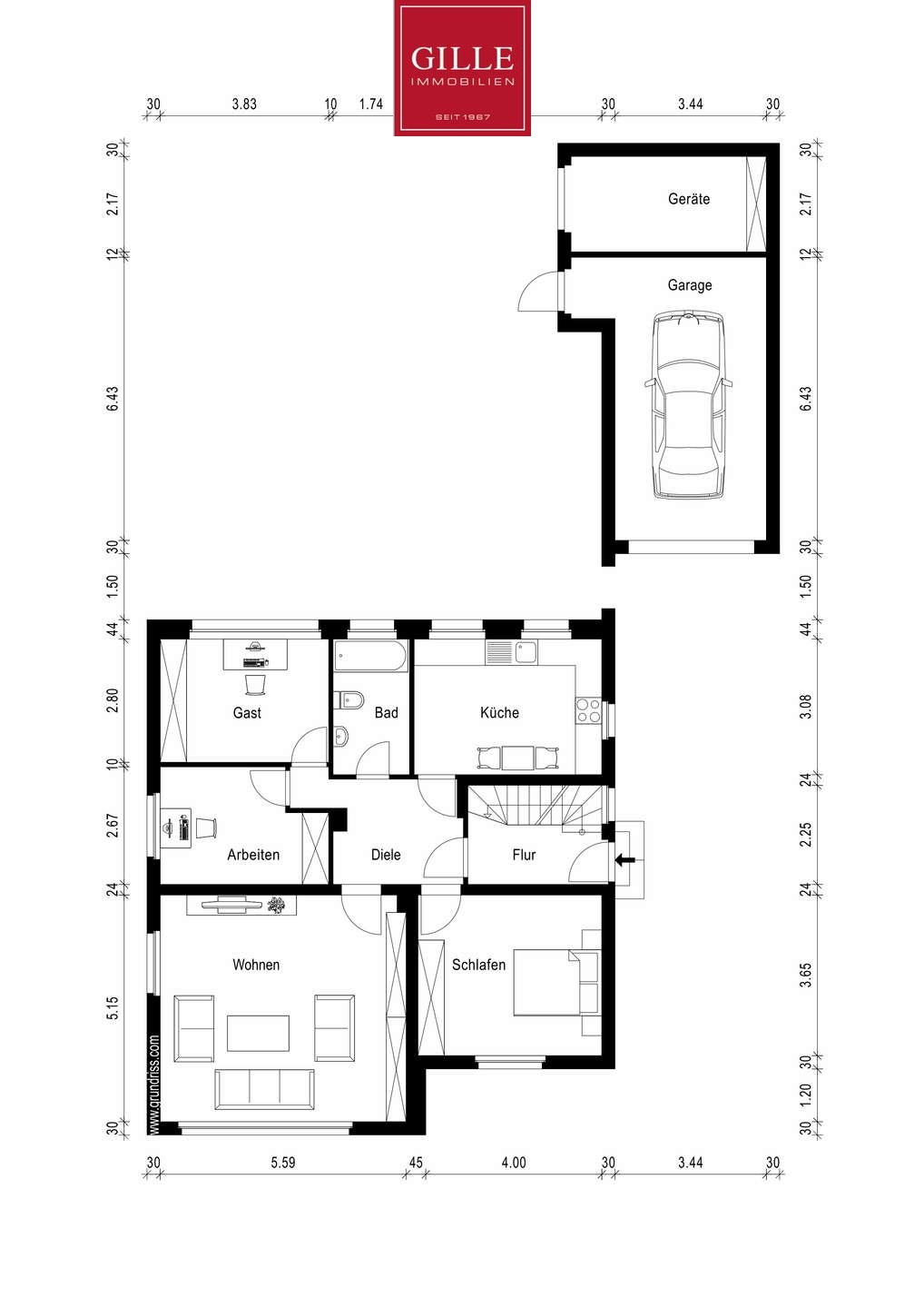 Ansicht 11 von: DAS GIBT ES SELTEN! Nixhütter-Weg: Zweifamilienhaus, Stellplätze, schöner Garten, Traum Grundstück