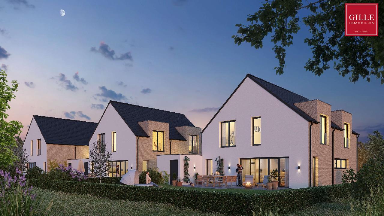 Neubau von freistehenden energieeffizienten 1-Familienhäusern in ruhiger Sackgasse in Neuss-Holzheim
